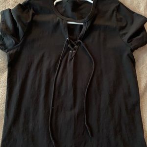 All black top, never worn only when trying on